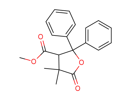 3-Furancarboxylic acid, tetrahydro-4,4-dimethyl-5-oxo-2,2-diphenyl-,
methyl ester