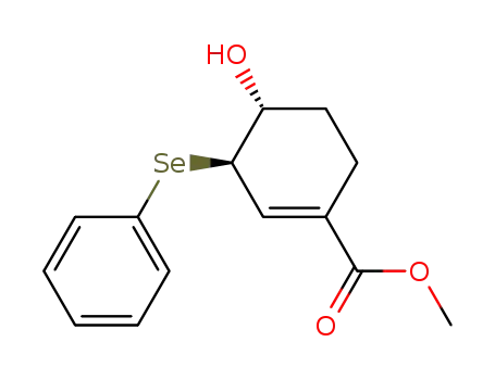 methyl 3β-(phenylseleno)4α-hydroxycyclohex-1-ene-1-carboxylate