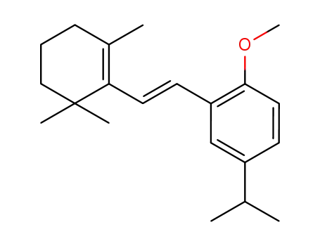 4-Isopropyl-1-methoxy-2-[(E)-2-(2,6,6-trimethyl-cyclohex-1-enyl)-vinyl]-benzene
