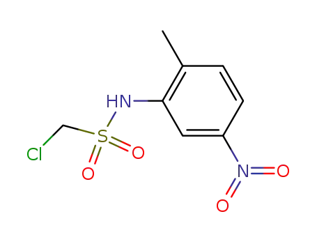 Molecular Structure of 143032-37-5 (Methanesulfonamide, 1-chloro-N-(2-methyl-5-nitrophenyl)-)