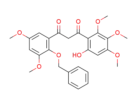 1-(2-Benzyloxy-3,5-dimethoxy-phenyl)-3-(6-hydroxy-2,3,4-trimethoxy-phenyl)-propane-1,3-dione