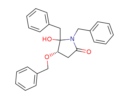 (S)-1,5-Dibenzyl-4-benzyloxy-5-hydroxy-pyrrolidin-2-one