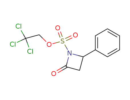 1-Azetidinesulfonic acid, 2-oxo-4-phenyl-, 2,2,2-trichloroethyl ester