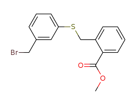 3-(2-carboxymethylbenzylthio)benzyl bromide