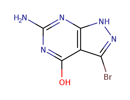4H-Pyrazolo[3,4-d]pyrimidin-4-one, 6-amino-3-bromo-1,5-dihydro-