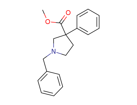Methyl 1-benzyl-3-phenylpyrrolidine-3-carboxylate(124562-89-6)