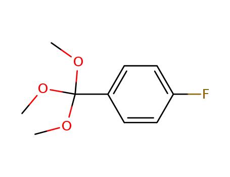 Molecular Structure of 10345-73-0 (1-fluoro-4-(triethoxymethyl)benzene)