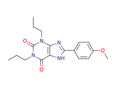 8-(4-Methoxyphenyl)-1,3-dipropyl-3,7-dihydro-1H-purine-2,6-dione