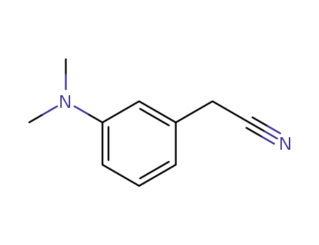 Molecular Structure of 175696-72-7 (2-(3-(diMethylaMino)phenyl)acetonitrile)