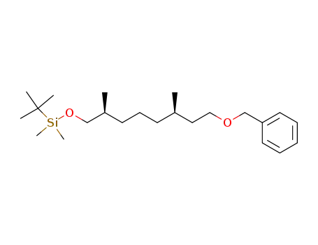 Silane,
(1,1-dimethylethyl)[[(2S,6R)-2,6-dimethyl-8-(phenylmethoxy)octyl]oxy]di
methyl-