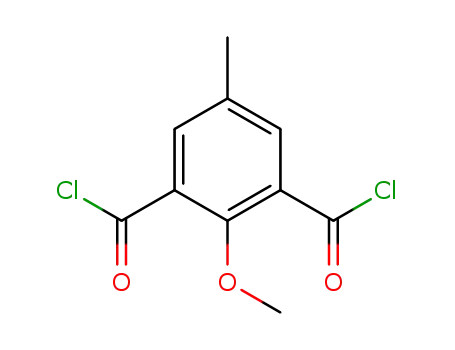 Molecular Structure of 197906-33-5 (2-methoxy-5-methylisophthaloyl dichloride)