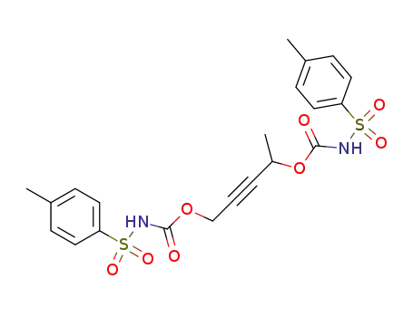 Carbamic acid, [(4-methylphenyl)sulfonyl]-, 1-methyl-2-butyne-1,4-diyl
ester