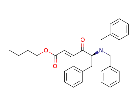 (E)-(S)-5-Dibenzylamino-4-oxo-6-phenyl-hex-2-enoic acid butyl ester