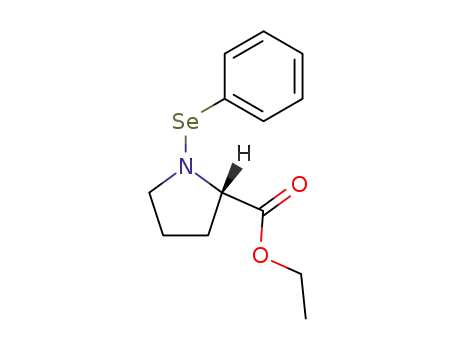 Molecular Structure of 101685-19-2 (N-Benzeneselenenyl-(S)-proline ethyl ester)