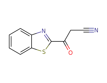 Molecular Structure of 179599-16-7 (2-Benzothiazolepropanenitrile,beta-oxo-(9CI))