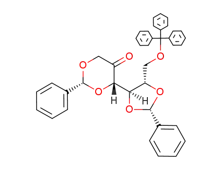 (2R,4S)-2-Phenyl-4-((2S,4R,5S)-2-phenyl-5-trityloxymethyl-[1,3]dioxolan-4-yl)-[1,3]dioxan-5-one