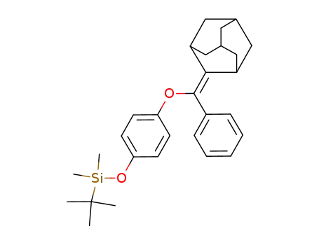 [4-(Adamantan-2-ylidene-phenyl-methoxy)-phenoxy]-tert-butyl-dimethyl-silane