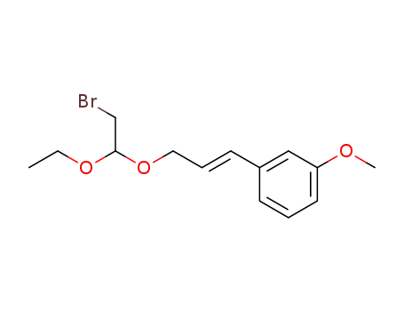 1-[(E)-3-(2-Bromo-1-ethoxy-ethoxy)-propenyl]-3-methoxy-benzene