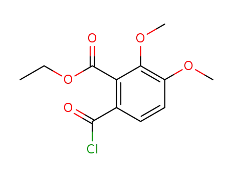 Benzoic acid, 6-(chlorocarbonyl)-2,3-dimethoxy-, ethyl ester