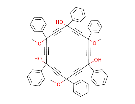 4,10,16-Trimethoxy-1,4,7,10,13,16-hexaphenyl-cyclooctadeca-2,5,8,11,14,17-hexayne-1,7,13-triol