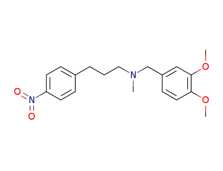 (3,4-Dimethoxy-benzyl)-methyl-[3-(4-nitro-phenyl)-propyl]-amine