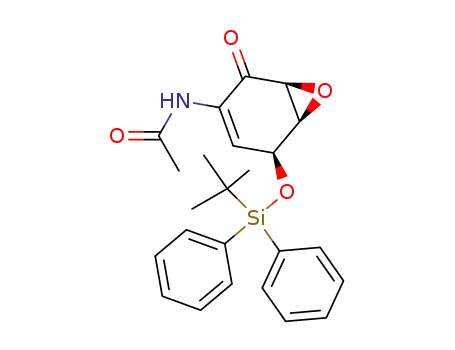 (2S,3R,4S)-6-acetamido-4-(tert-butyldiphenylsilyloxy)-2,3-epoxycyclohex-5-enone