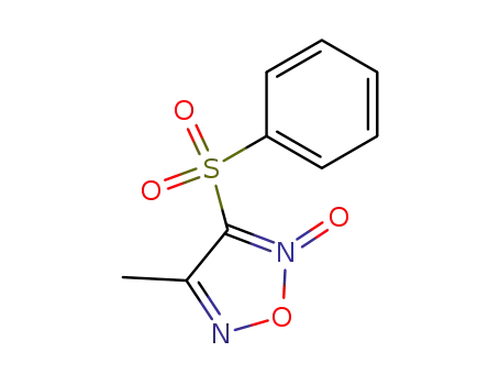 Molecular Structure of 49739-43-7 (4-methyl-3-(phenylsulfonyl)furoxan)