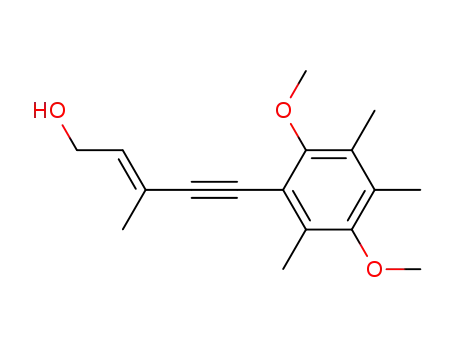 (E)-5-(2,5-dimethoxy-3,4,6-trimethylphenyl)-3-methylpent-2-en-4-yn-1-ol