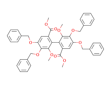 4,4,5,5',-tetrakis(benzyloxy)-6,6'-dimethoxy-2,2'-bis(methoxycarbonyl)biphenyl