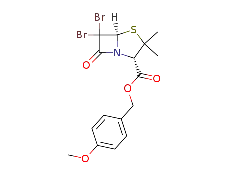 (2S,5R)-6,6-Dibromo-3,3-dimethyl-7-oxo-4-thia-1-aza-bicyclo[3.2.0]heptane-2-carboxylic acid 4-methoxy-benzyl ester