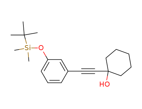Cyclohexanol, 1-[[3-[[(1,1-dimethylethyl)dimethylsilyl]oxy]phenyl]ethynyl]-