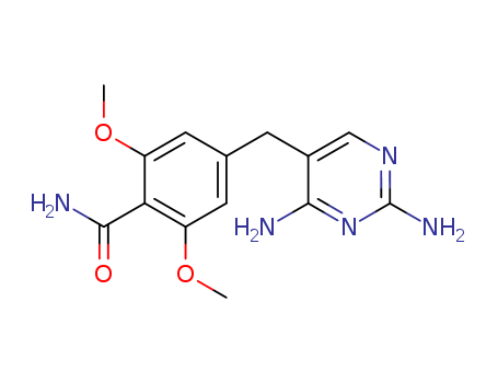 4-[(2,4-diaminopyrimidin-5-yl)methyl]-2,6-dimethoxybenzamide
