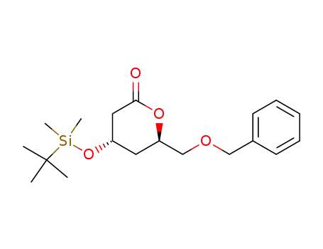 (4S,6R)-6-Benzyloxymethyl-4-(tert-butyl-dimethyl-silanyloxy)-tetrahydro-pyran-2-one