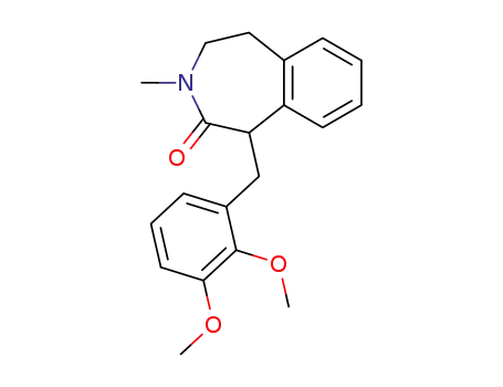 1,2,4,5-tetrahydro-1-(2,3-dimethoxybenzyl)-3-methyl-3H-3-benzazepin-2-one