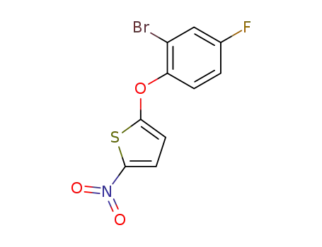 2-(2-Bromo-4-fluoro-phenoxy)-5-nitro-thiophene