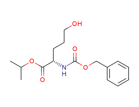 L-Norvaline, 5-hydroxy-N-[(phenylmethoxy)carbonyl]-, 1-methylethyl ester