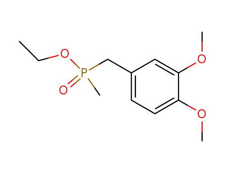 Phosphinic acid, [(3,4-dimethoxyphenyl)methyl]methyl-, ethyl ester