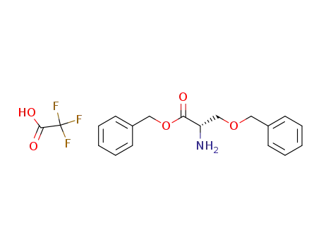 (S)-2-Amino-3-benzyloxy-propionic acid benzyl ester; compound with trifluoro-acetic acid