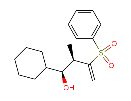 (1S,2R)-3-Benzenesulfonyl-1-cyclohexyl-2-methyl-but-3-en-1-ol