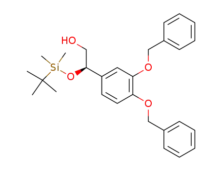 (R)-2-<3,4-bis(benzyloxy)phenyl>-2-<(tert-butyl)dimethylsilyloxy>ethanol