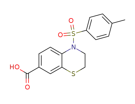 4-tosyl-3,4-dihydro-2H-benzo[b][1,4]-thiazine-7-carboxylic acid