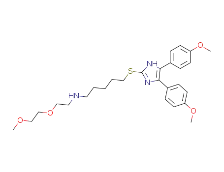 {5-[4,5-Bis-(4-methoxy-phenyl)-1H-imidazol-2-ylsulfanyl]-pentyl}-[2-(2-methoxy-ethoxy)-ethyl]-amine