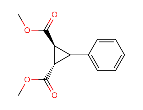 (+/-)-3-phenyl-cyclopropane-1<i>r</i>,2<i>t</i>-dicarboxylic acid dimethyl ester