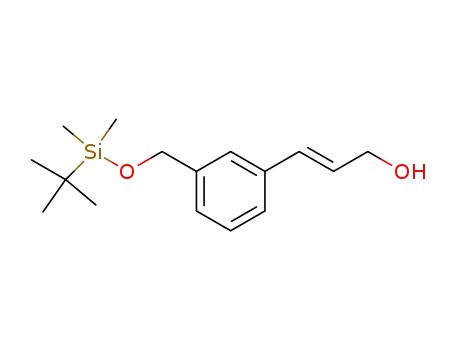 3-[3-(tert-butyldimethylsilyloxymethyl)phenyl]-(2E)-propenol