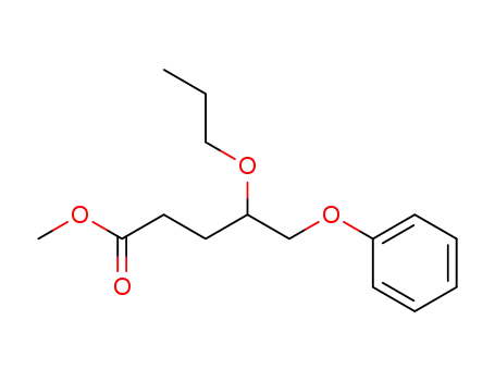 Pentanoic acid, 5-phenoxy-4-propoxy-, methyl ester