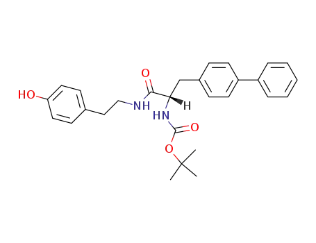 {(S)-2-Biphenyl-4-yl-1-[2-(4-hydroxy-phenyl)-ethylcarbamoyl]-ethyl}-carbamic acid tert-butyl ester