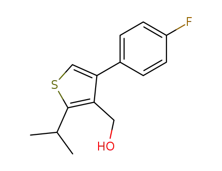 [4-(4-Fluoro-phenyl)-2-isopropyl-thiophen-3-yl]-methanol