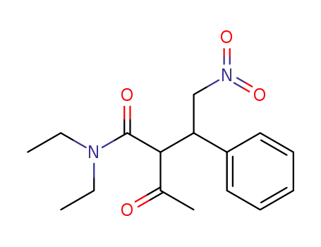 Benzenepropanamide, a-acetyl-N,N-diethyl-b-(nitromethyl)-