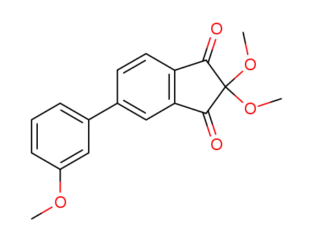 2,2-Dimethoxy-5-(3-methoxy-phenyl)-indan-1,3-dione