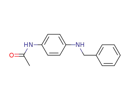 Molecular Structure of 110137-65-0 (Acetamide, N-[4-[(phenylmethyl)amino]phenyl]-)